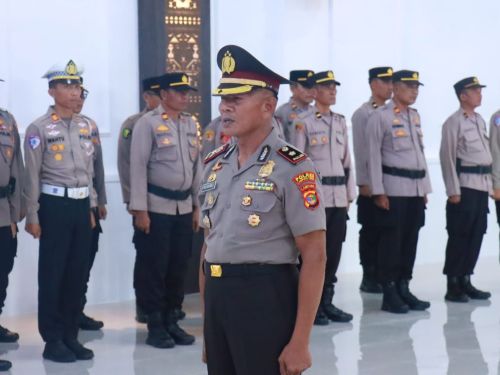 Polres Lampung Timur Promosi Kasat Samapta Suyatmo Jadi Kompol