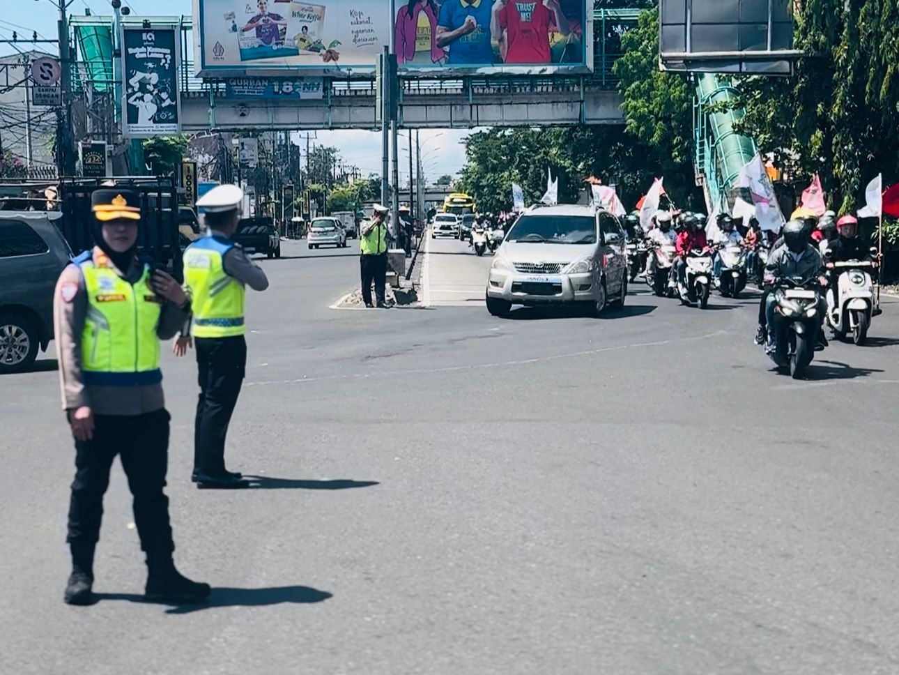 Polda Jateng Amankan May Day Semarang dengan Pengawalan Humanis