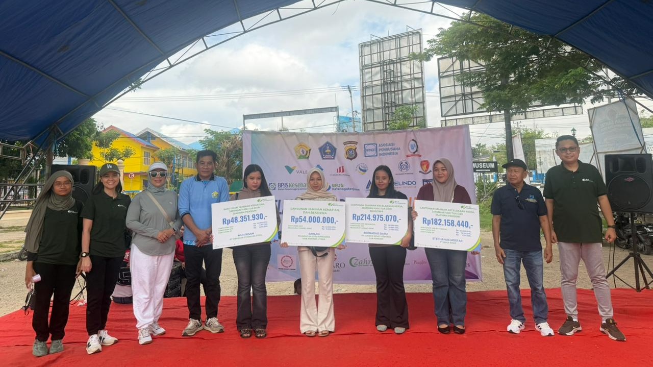 BPJS Ketenagakerjaan Sultra Serahkan Santunan Rp499 Juta