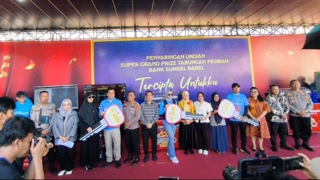 Sumsel Dorong UMKM Lewat Undian Pesirah Bank Sumsel Babel