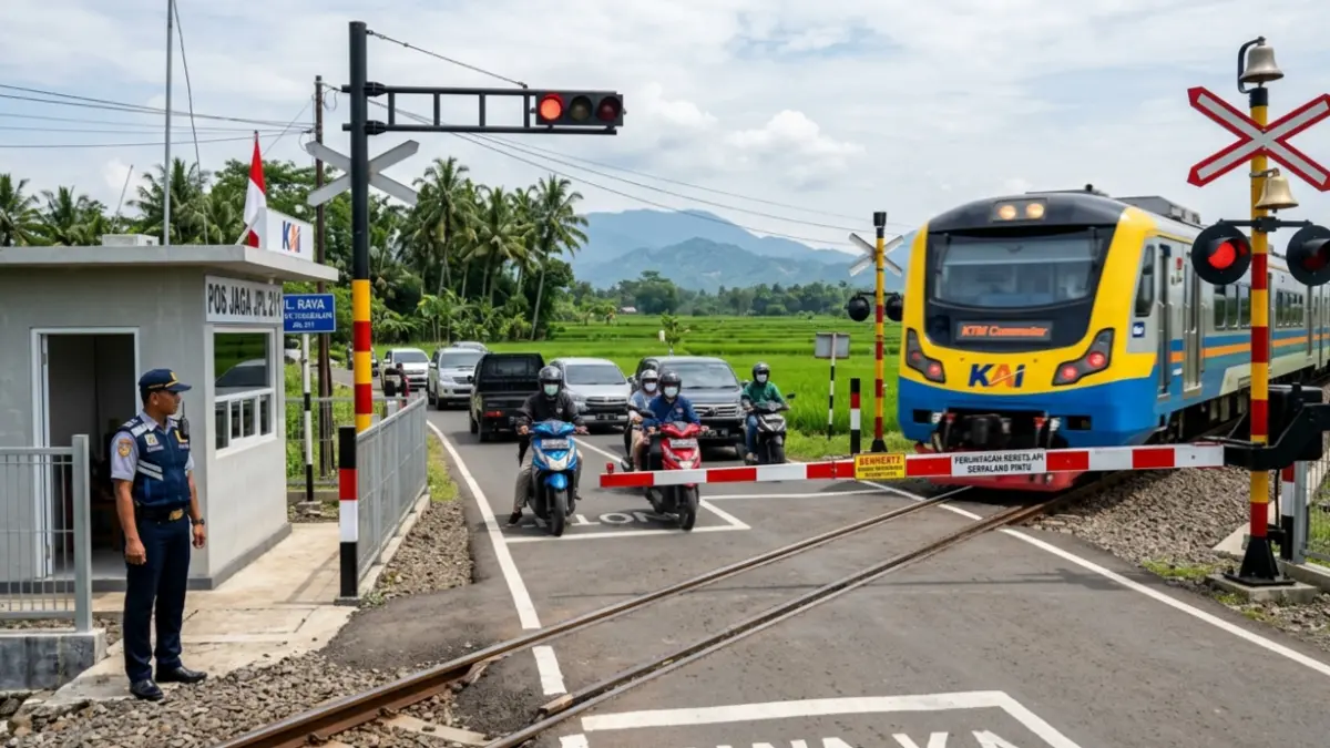 Jawa Barat Bangun 16 Flyover dan Palang Pintu Massal di Perlintasan Kereta