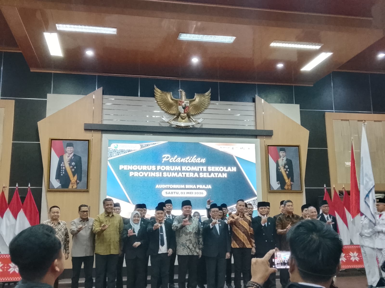 Herman Deru Lantik Forum Komite Sekolah Sumsel, Target 17 Daerah 2026