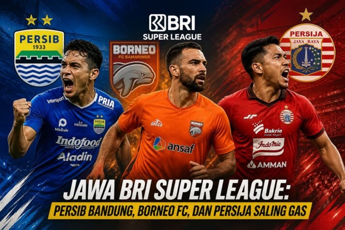 Persib dan Borneo FC Puncaki Klasemen BRI Super League, Persija Mengintai