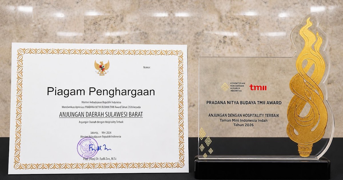 Anjungan Sulawesi Barat Raih Dua Penghargaan Nasional di TMII