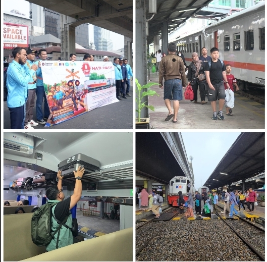 KAI Medan Dorong Kepatuhan Pengguna Jalan di Perlintasan Saat Libur Buruh