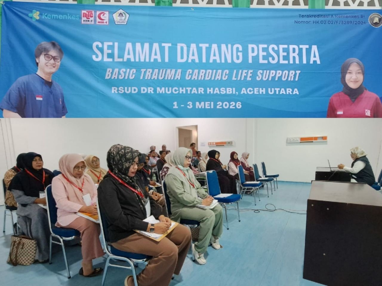 MER-C Latih 50 Tenaga Kesehatan Aceh Utara Tangani Kegawatdaruratan