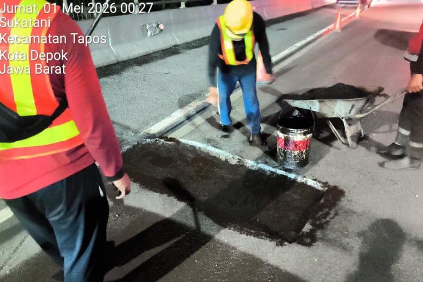 Jasa Marga Perbaiki Kerusakan Tol Jagorawi, Enam Kendaraan Dapat Ganti Rugi