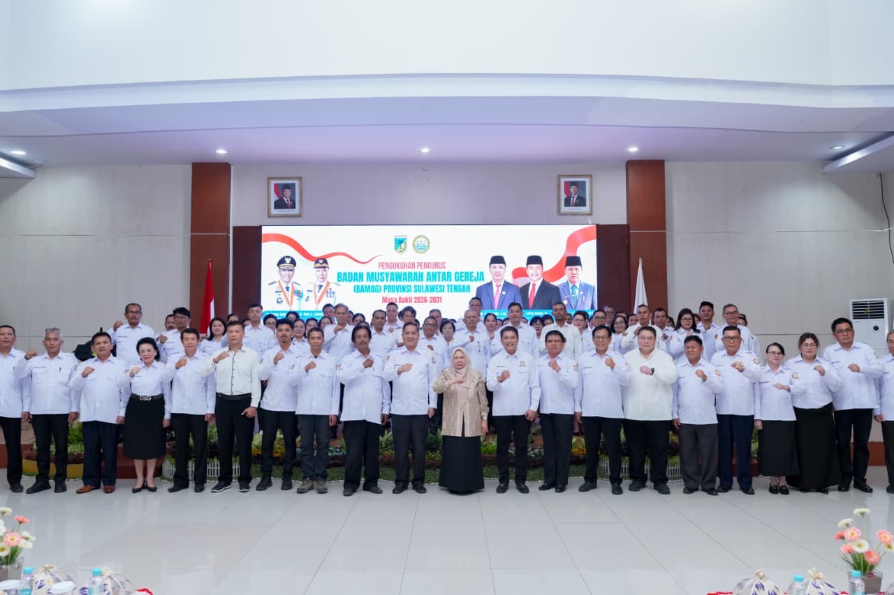 DPRD Sulteng Kukuhkan Pengurus BAMAG 2026–2031, Perkuat Kerukunan Umat
