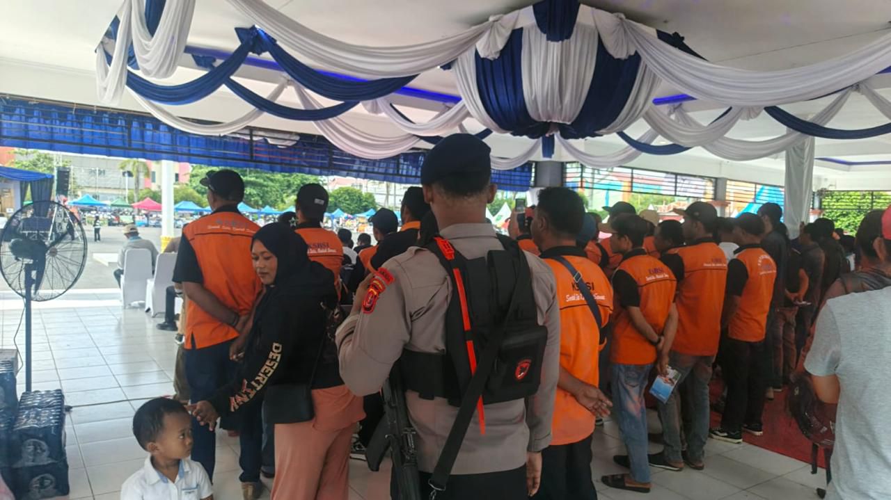 Brimob Kaltim Gelar Patroli Intensif Amankan May Day di Berau