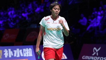 Thalita Ramadhani Tekuk Sim Yu Jin, Indonesia Perkecil Skor Menjadi 1-2