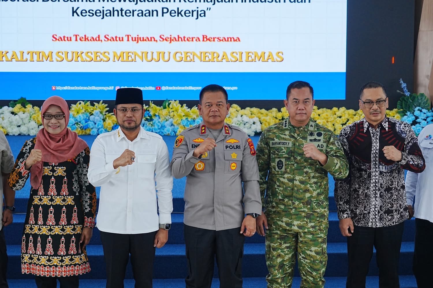 Kapolda Kaltim Hadiri Peringatan May Day 2026 di Samarinda