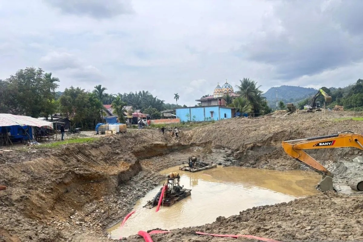 Polda Jambi Tangkap 7 Pelaku Tambang Emas Ilegal di Merangin