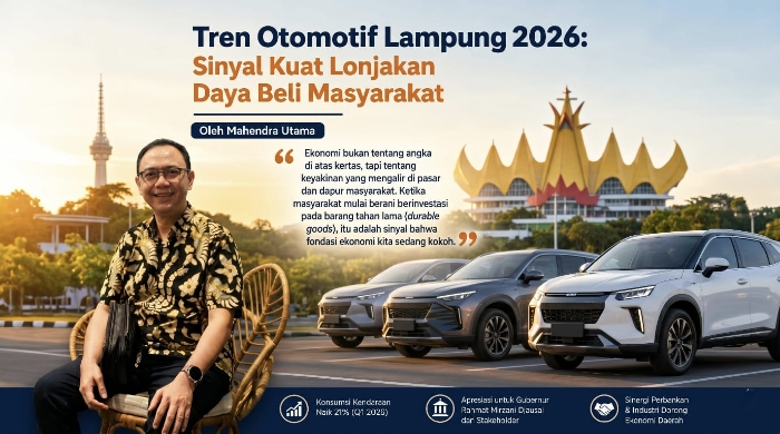 Penjualan Otomotif Lampung Melonjak 21 Persen, Sinyal Pemulihan Ekonomi Warga