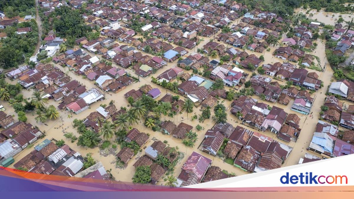 Banjir Rendam Ratusan Rumah Kota Jambi, Air Capai 80 Sentimeter