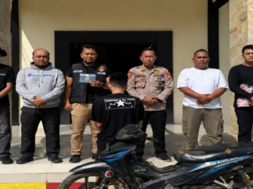 Polsek Kota Agung Ringkus Pencuri Motor Usai Bebas dari Rutan Lampung