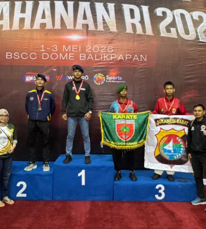 Bripda Syaiful Bahri Juara Karate Nasional, Satbrimob Kaltim Raih Peringkat 3