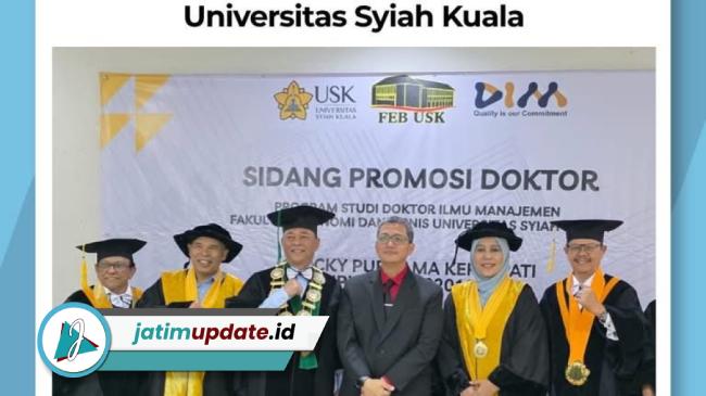 Karo SDM Polda Aceh Raih Doktor Manajemen di Universitas Syiah Kuala
