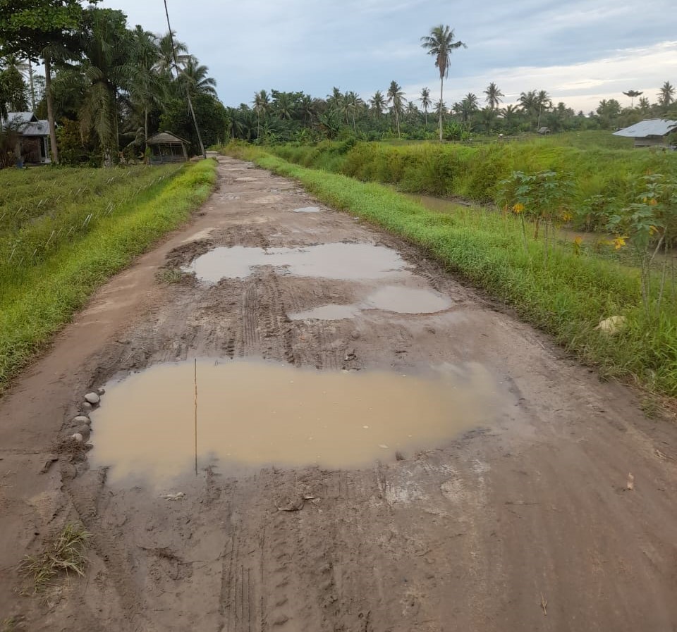 Warga Batubara Desak Bobby Nasution Perbaiki Jalan Rusak Desa Perupuk