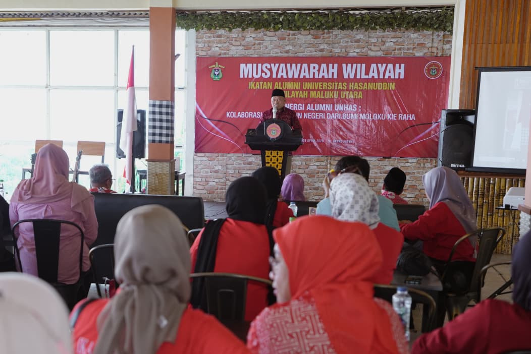 Wagub Sarbin Sehe Ajak Alumni Unhas Tuntaskan Kemiskinan di Maluku Utara