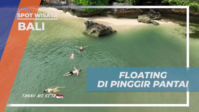Pantai Geger Bali Jadi Lokasi Selebriti Jajal Tren Wisata Floating