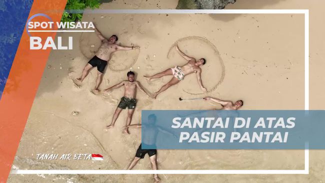 Selebriti Tanah Air Beta Nikmati Pasir Putih Pantai Geger Bali