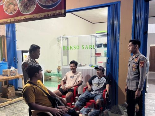 Polsek Ngaras Sisir Titik Rawan Cegah Curanmor di Pesisir Barat