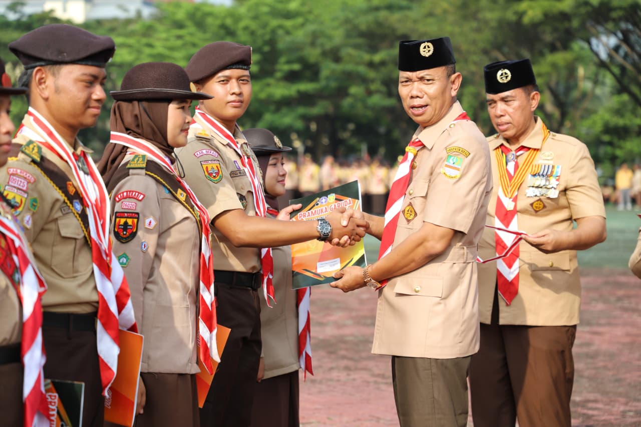Pemkab Bekasi Kukuhkan 1.251 Pramuka Garuda, Targetkan Generasi Unggul
