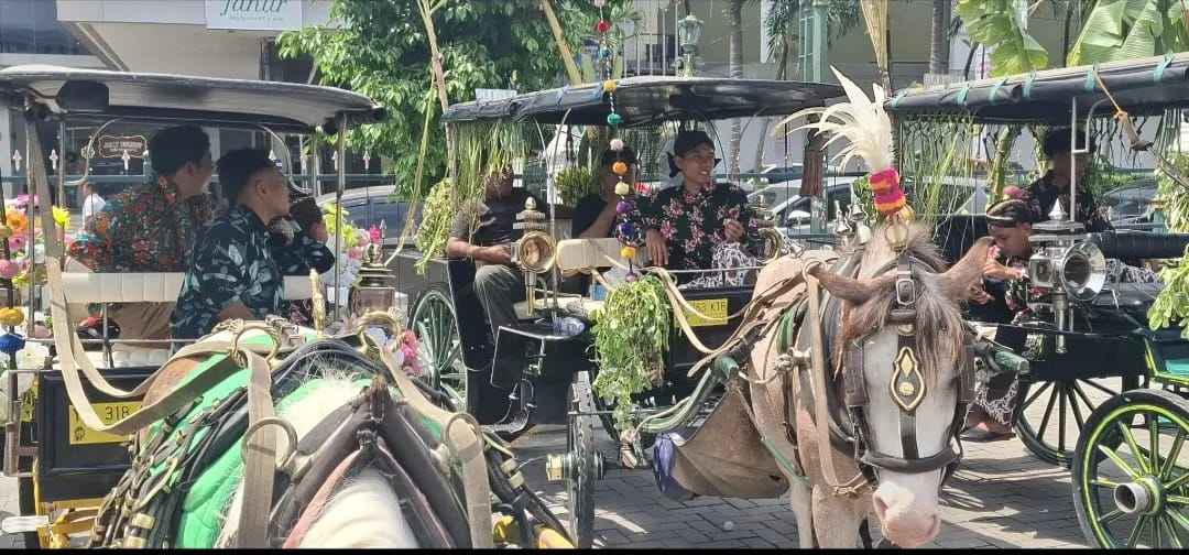 Dishub Yogyakarta Tata TKP Senopati untuk 200 Becak dan Andong