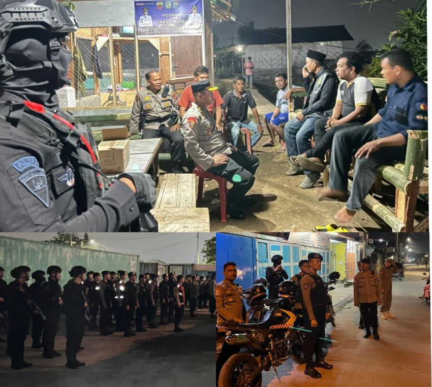 Brimob Polda Sumut Perkuat Patroli Belawan Amankan Ceramah Ustadz Abdul Somad