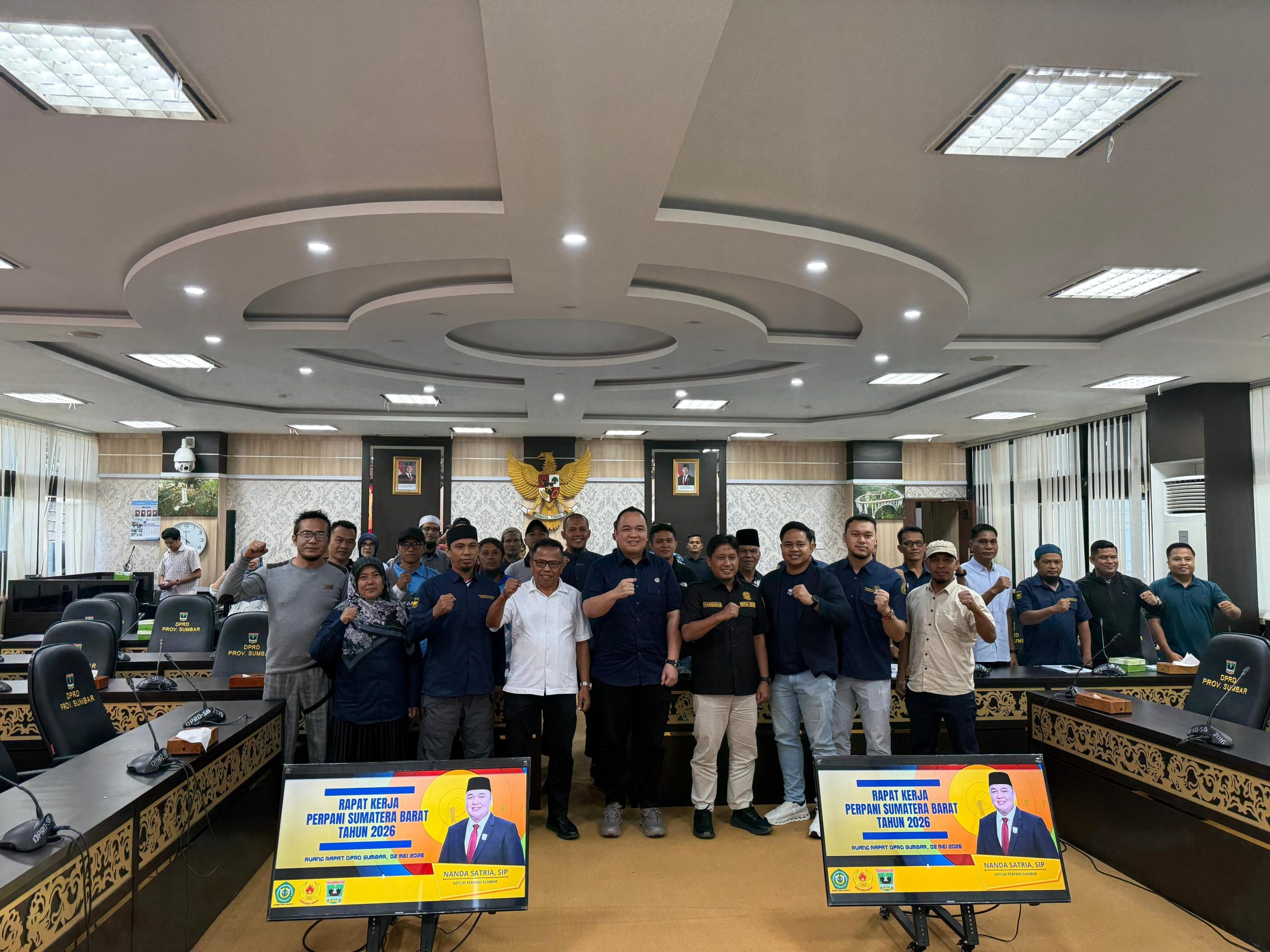 Perpani Sumbar Kejar Target 10 Besar Nasional Lewat Sinergi KONI