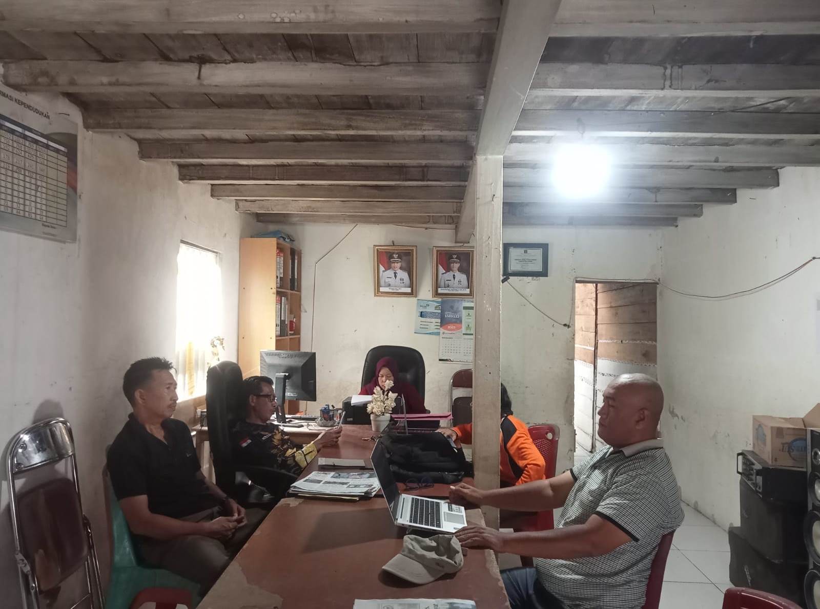 Belum Punya Kantor, Pemdes Suka Damai Lebong Sewa Rumah Warga