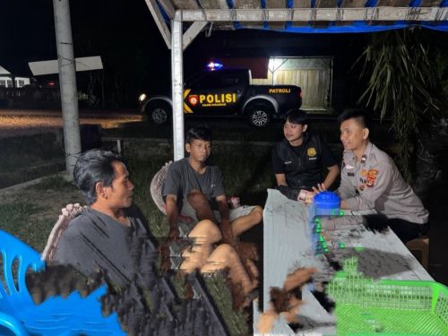Polsek Ngaras Sisir Titik Rawan Pesisir Barat Tekan Angka Kriminalitas