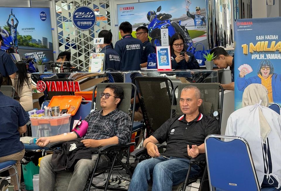 Yamaha Bandung Gelar Donor Darah, Kumpulkan 46 Kantong untuk PMI