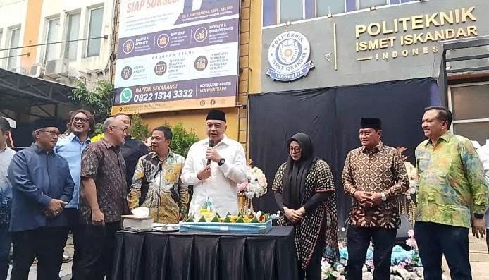 Zaki Iskandar Resmikan Politeknik Ismet Iskandar di Ciledug, Buka 3 Prodi