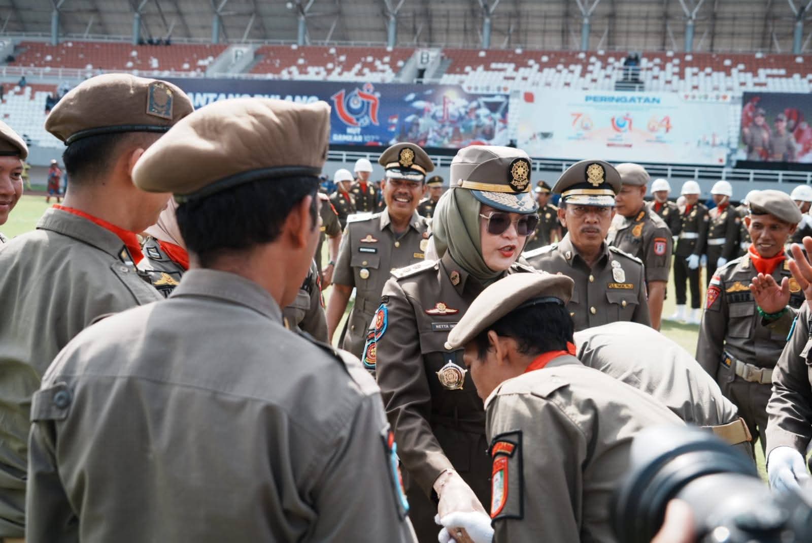 Wabup Banyuasin Hadiri HUT Damkar, Wamen Kemendagri Tekankan Response Time