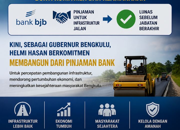 Helmi Hasan Andalkan Pinjaman Bank Percepat Pembangunan Infrastruktur Bengkulu