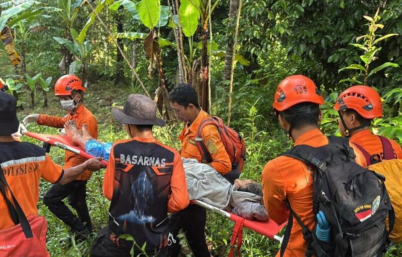 Tim SAR Evakuasi Lansia Tomohon yang Hilang 5 Hari di Minahasa