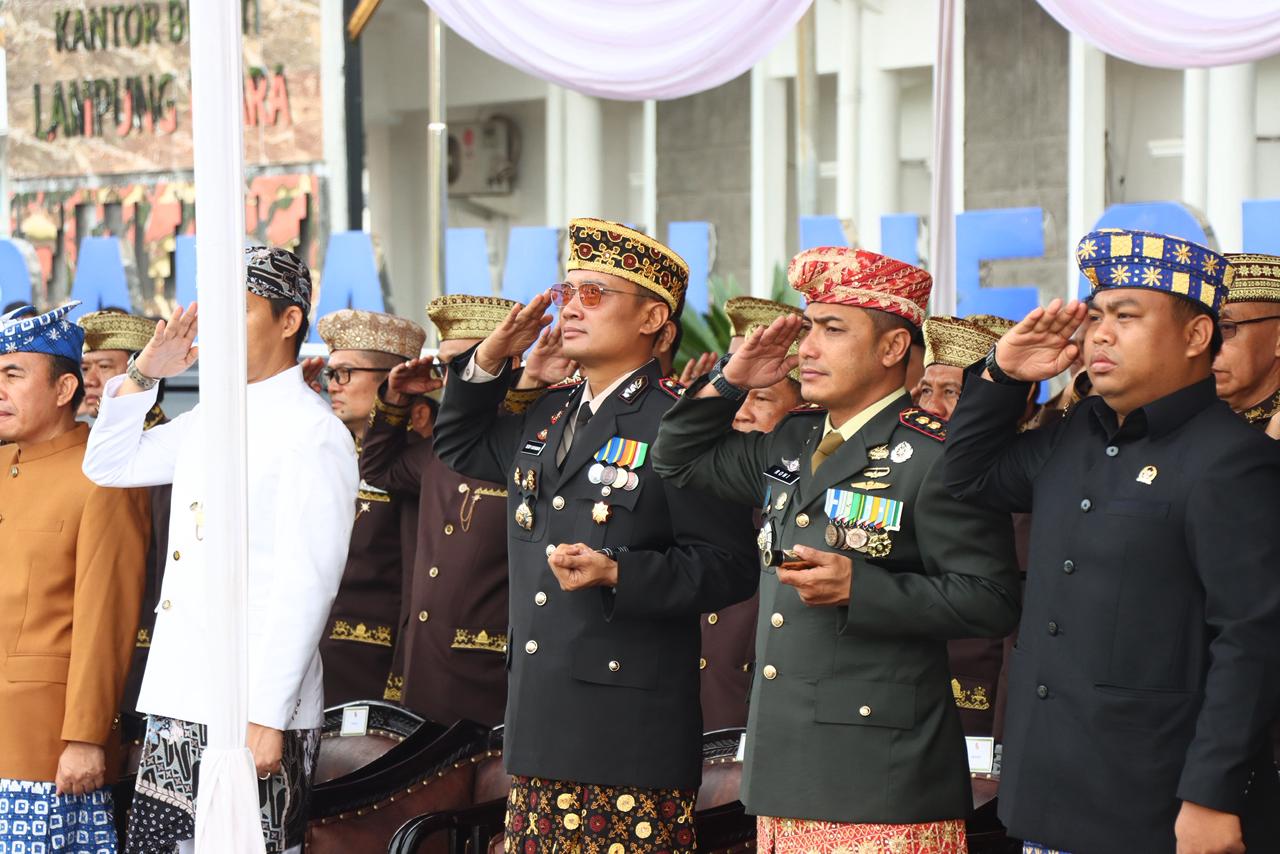 Kapolres Lampung Utara Tekankan Sinergi Pendidikan di Upacara Hardiknas 2026
