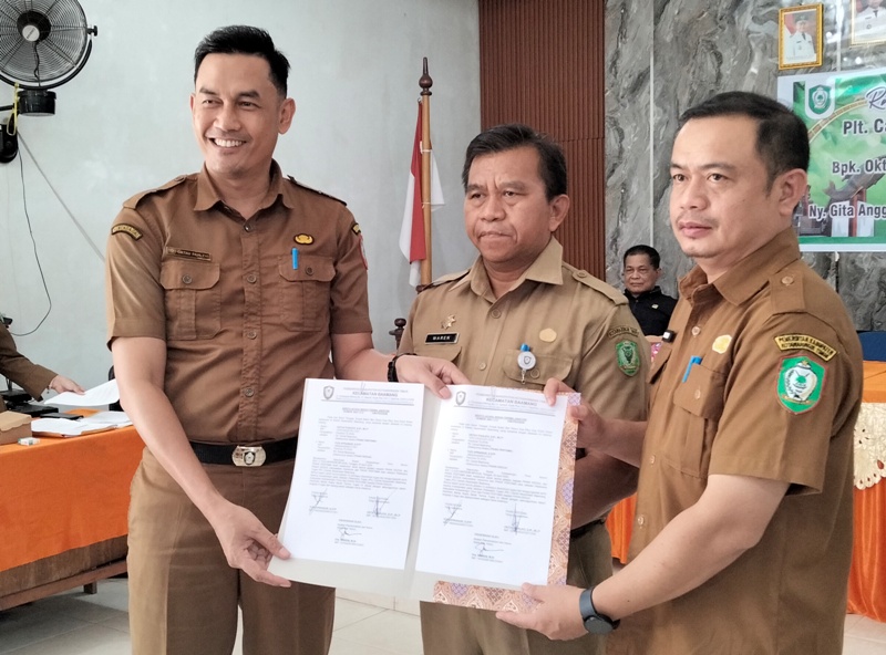 Pemkab Kotim Tunjuk Yudi Aprianur Jadi Plt Camat Baamang Baru