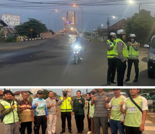 Polrestabes Palembang Atur Lalu Lintas Uji Coba CFD Sudirman-Jakabaring