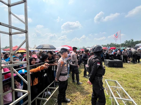 Brimob Polda Banten Jaga Ketat Perayaan May Day 2026 di Serang