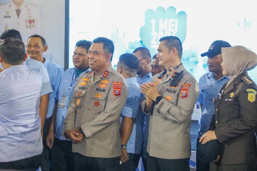 Kapolda Sumut Puji Kedewasaan Buruh Jaga May Day 2026 Tetap Kondusif
