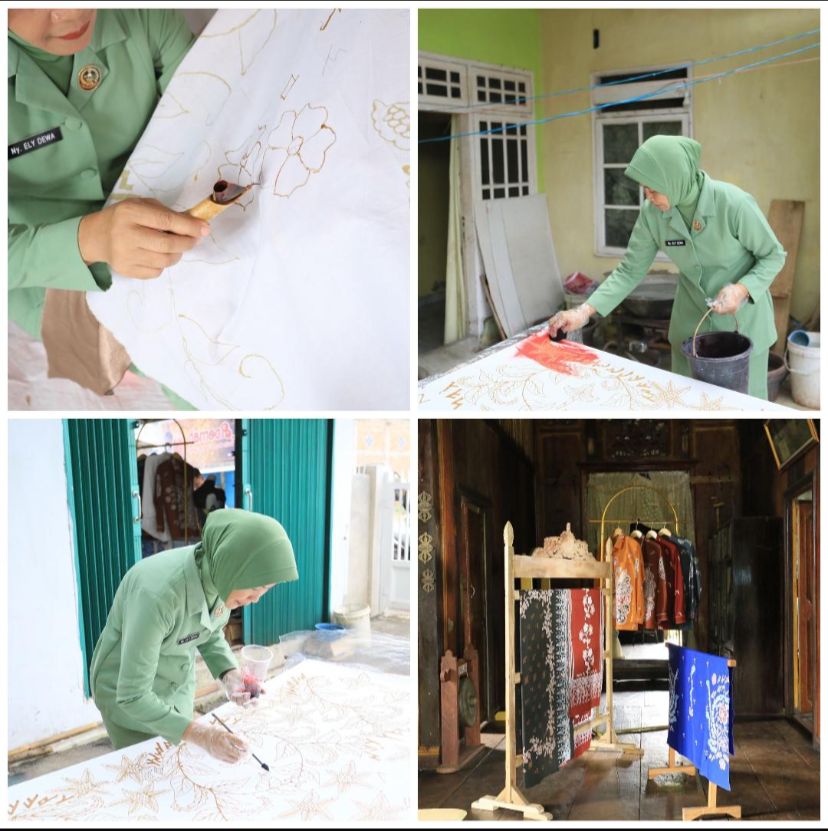 UMKM Bengkulu ChaCha Mentari Batik Angkat Aksara Kaganga ke Pasar Nasional