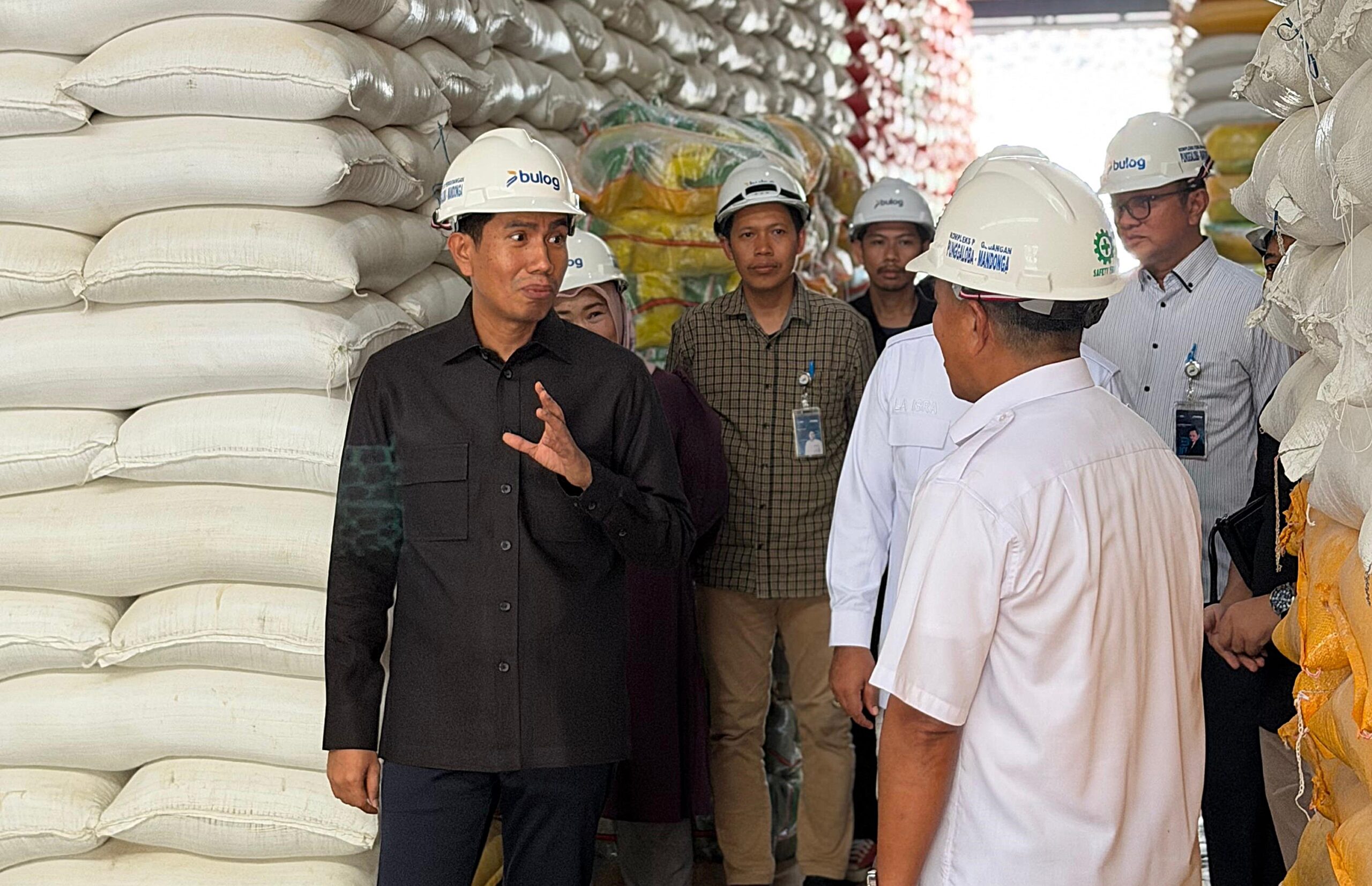 Stok Pangan Sultra Aman, Bahtra Banong Cek 78.000 Ton di Bulog