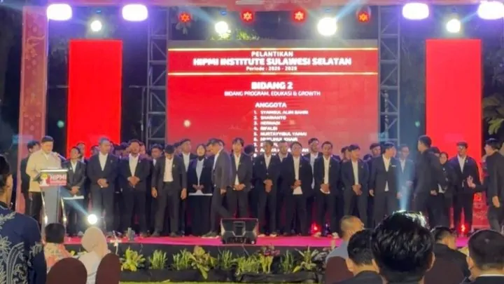 HIPMI Institute Sulsel Lantik 113 Pengurus Guna Cetak Founder Muda Global
