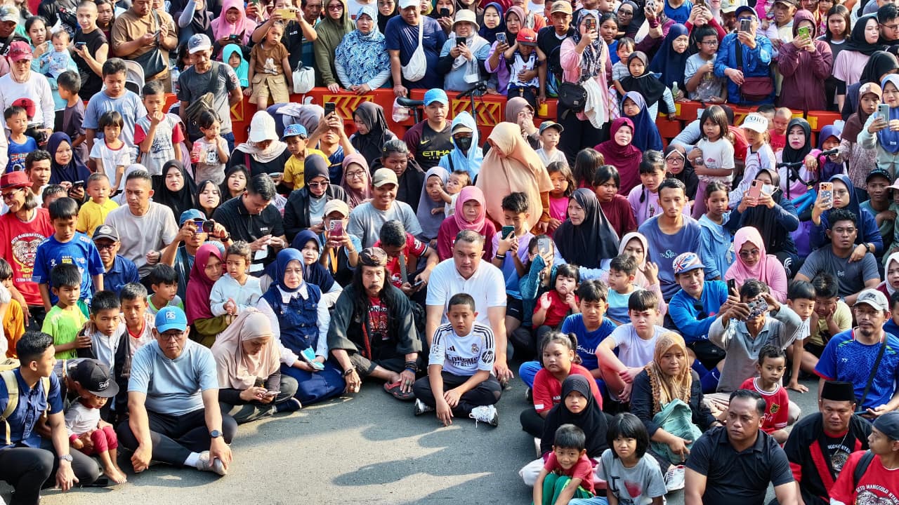 Bupati Bogor Rudy Susmanto Dorong UMKM Lewat Car Free Day Tegar Beriman