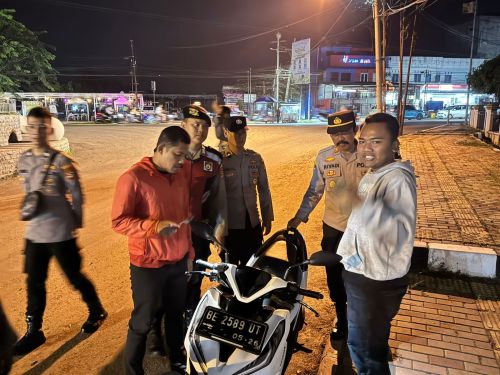 Polres Pringsewu Sisir Titik Rawan Kejahatan Hingga Dini Hari