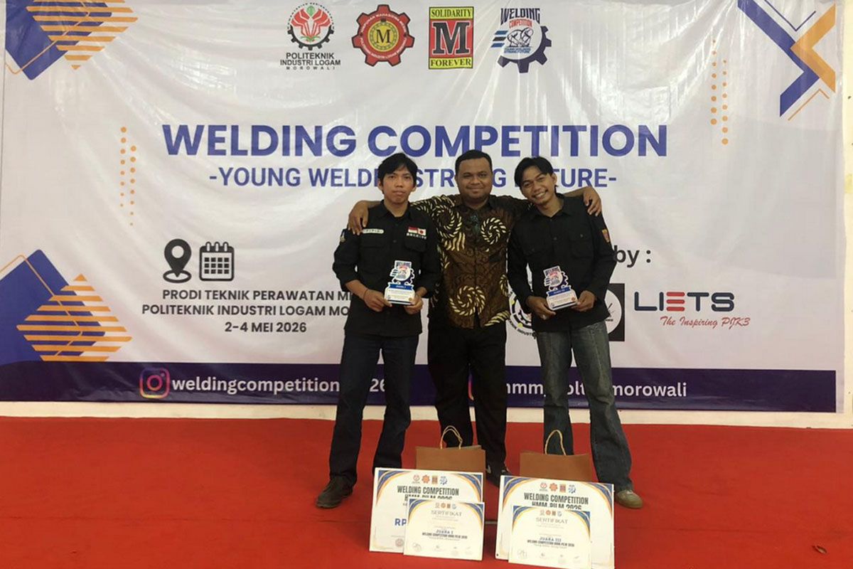 Mahasiswa Politeknik ATI Makassar Juara Welding Competition 2026 di Morowali