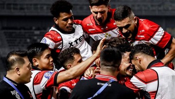 Madura United Tekuk Bali United 2-0, Laskar Sapeh Kerrab Jauhi Degradasi