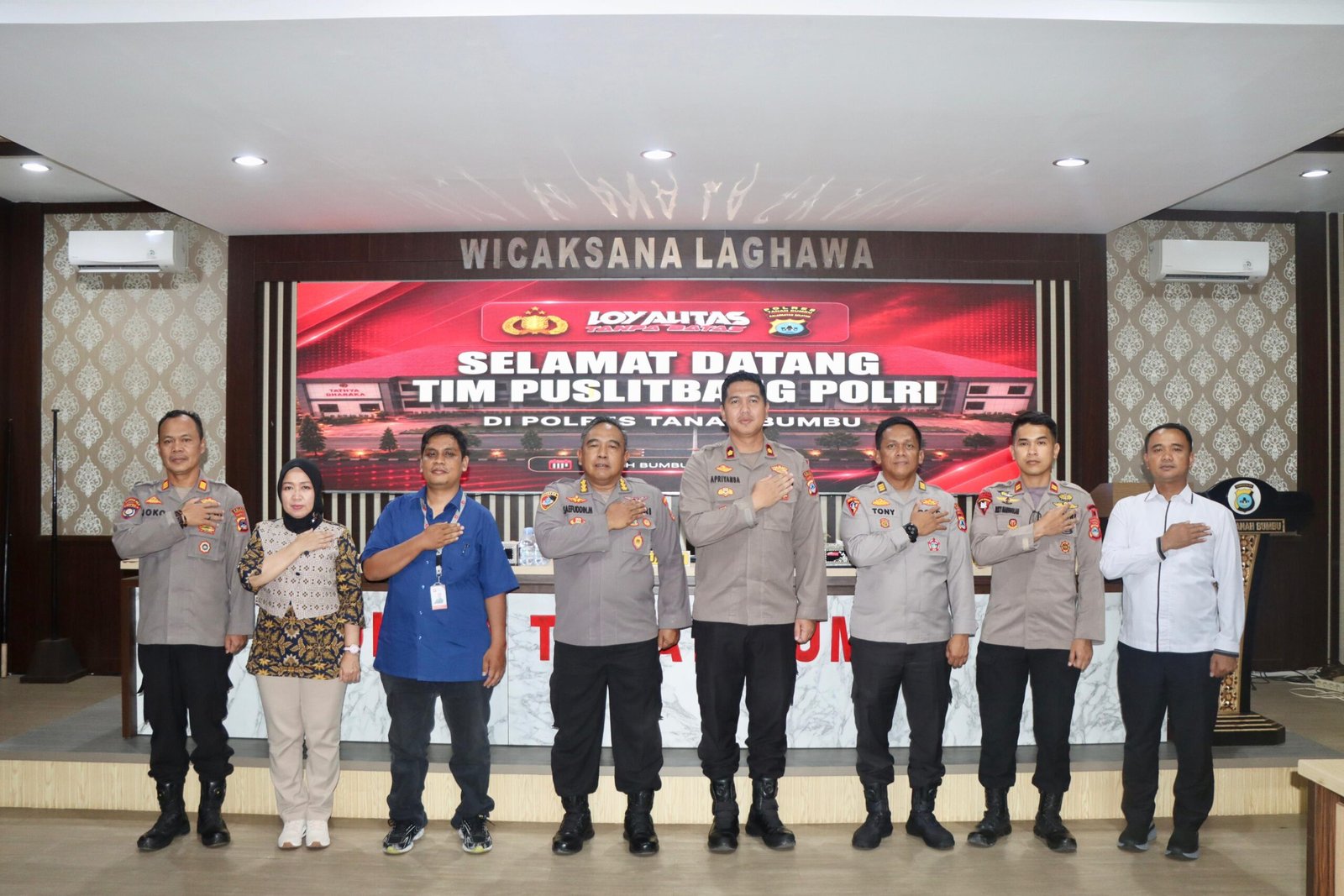 Puslitbang Polri Riset Penanganan Unjuk Rasa di Polres Tanah Bumbu